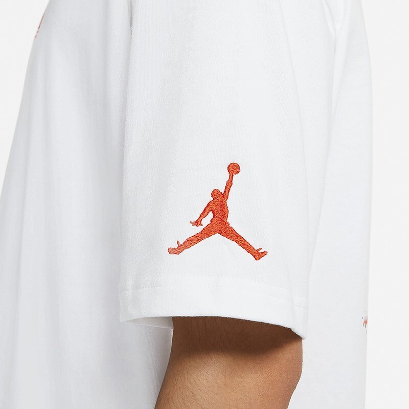 耐克(nike)男 air jordan 刺绣扎染 印花短袖 休闲运动t恤 dq3903-101