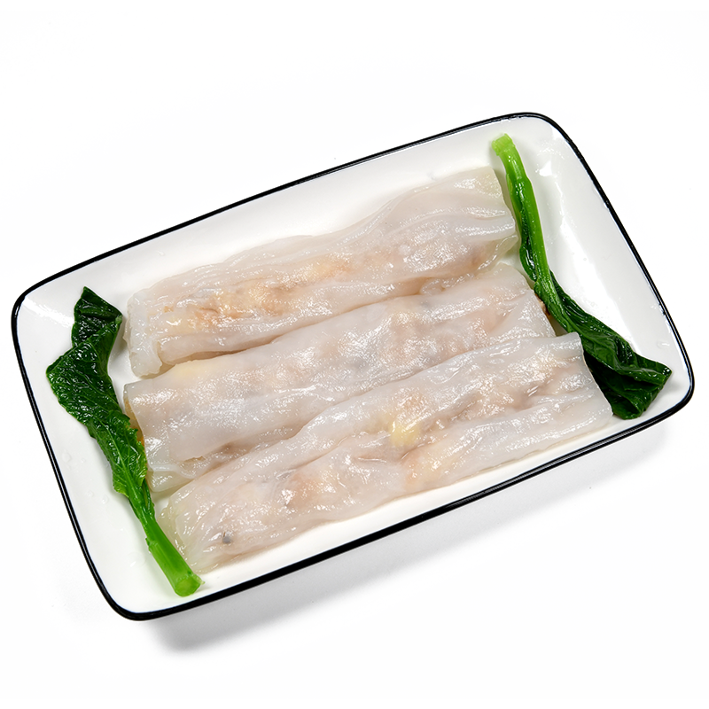 珍网 猪肉肠粉185g(3条)带酱汁 广式早茶点心 特色小吃 早餐肠粉