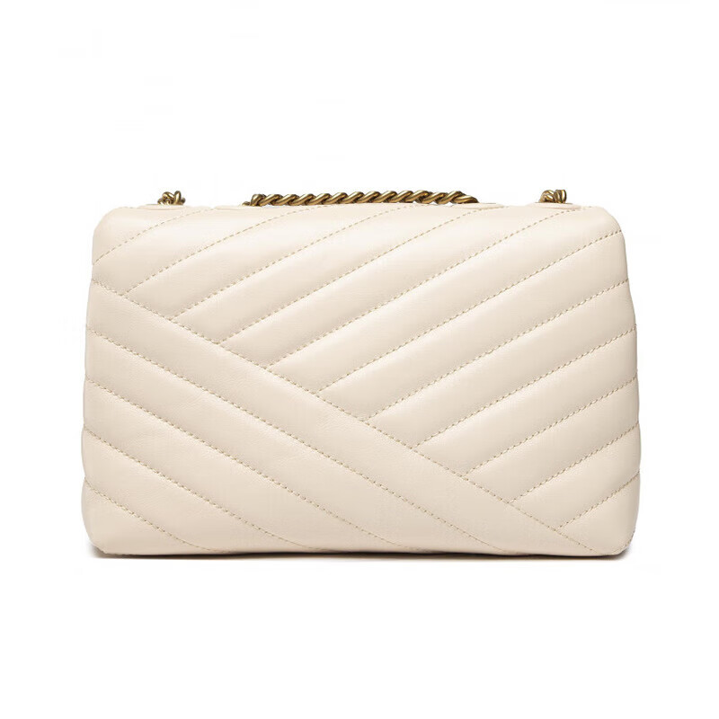 Tory Burch 托里.伯奇()托里伯奇 女包 时尚斜纹链条包单肩斜跨包 白色90452-122 In Neutral