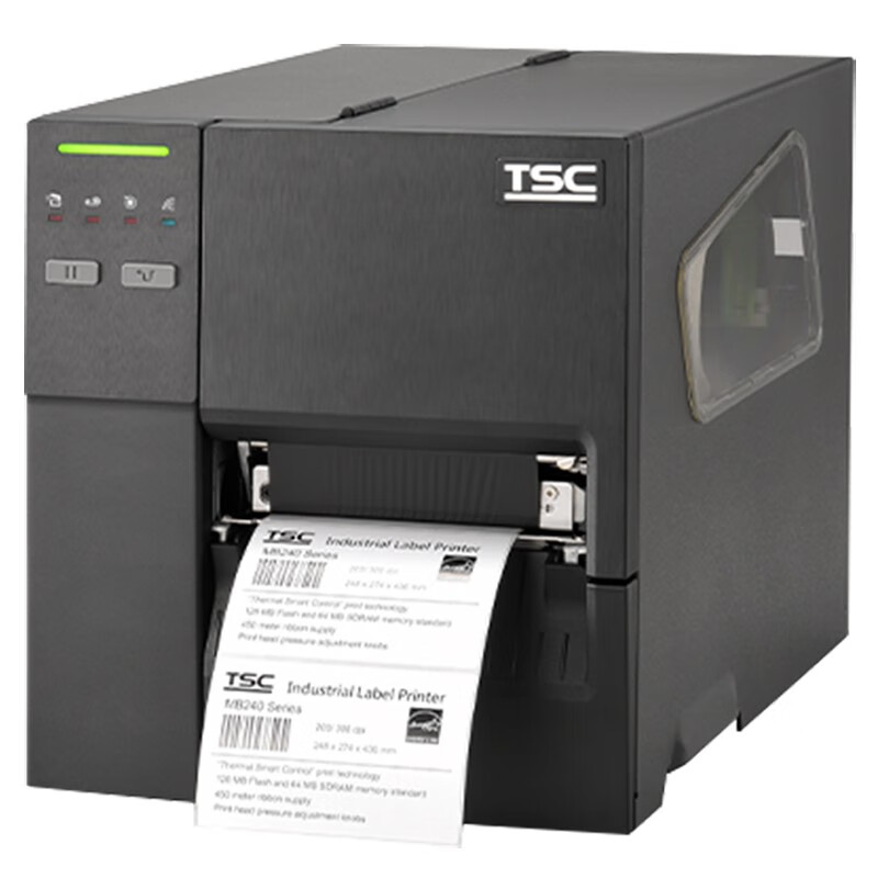 tsc台半mf3400工业型条码打印机亚银吊牌水洗唛合格证外箱大型标签