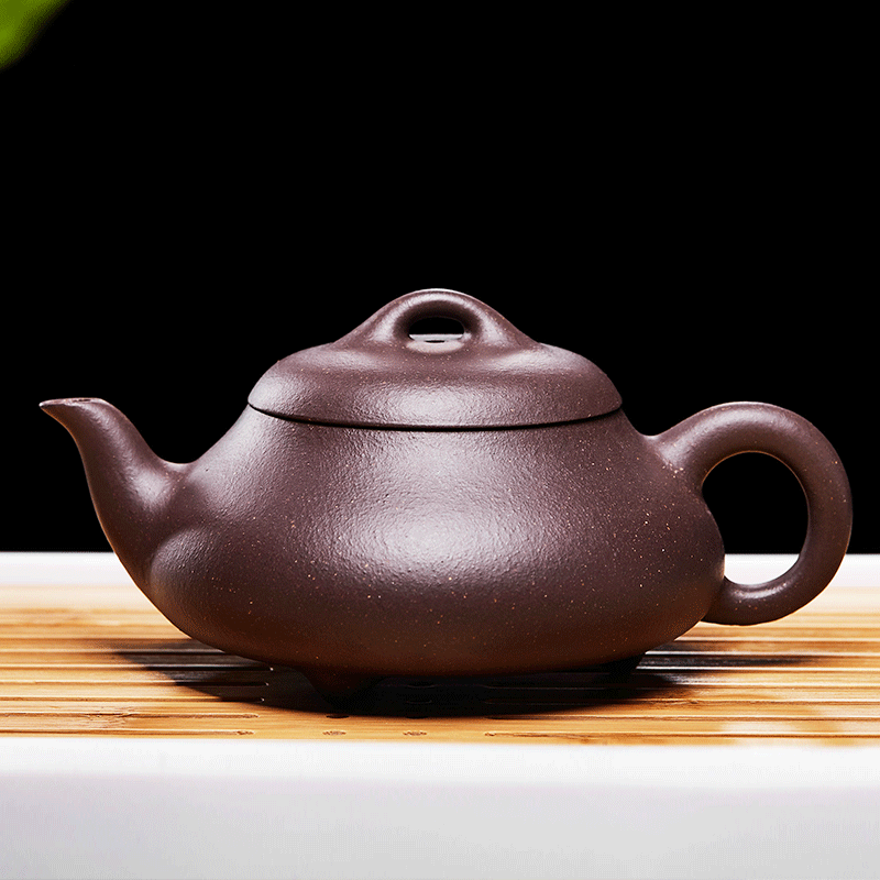 尊壶 紫砂壶汉棠茶具泡茶壶国工宋凯作品原矿紫罗兰泥料 汉棠