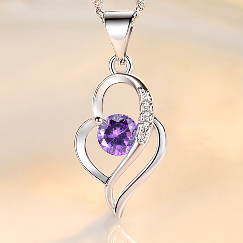 依莲妃【精选好礼】项链女锁骨链吊坠饰品简约礼百搭时尚女依莲妃 丘比特白钻+瓜子链