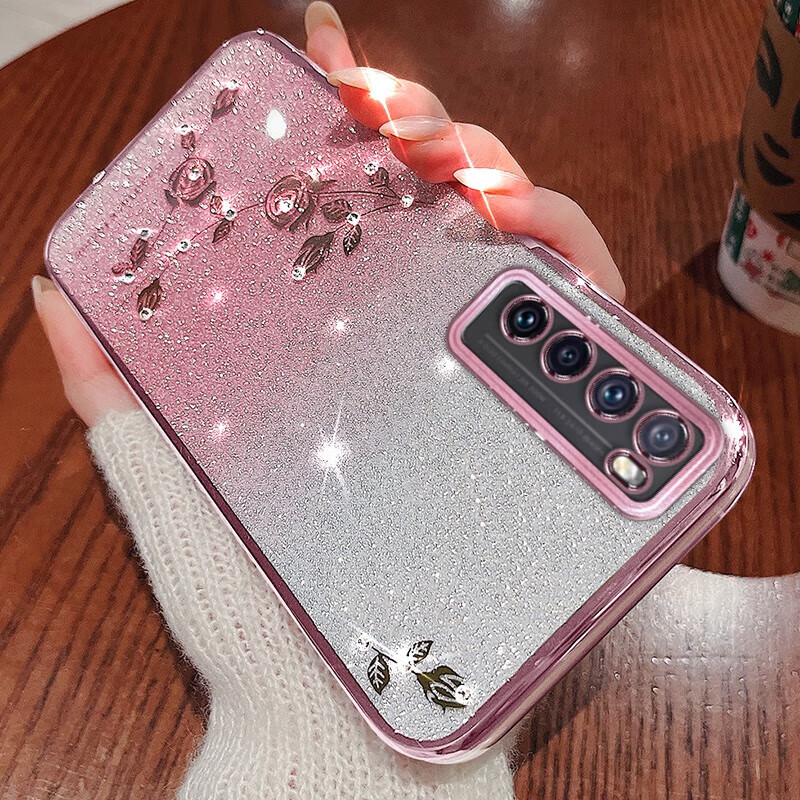 7手机壳女新款防摔nove7pro硅胶保护套轻薄软外壳全 玫瑰金 华为 nova