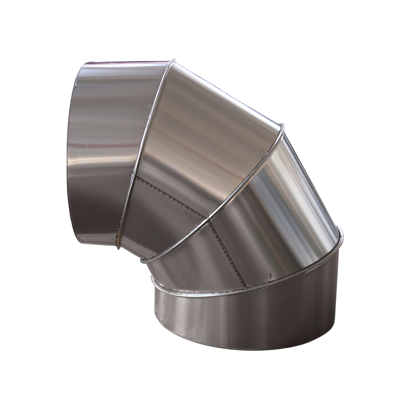 久聚和304不锈钢焊接90度弯头 通风管道配件 无缝焊接风管螺旋风管