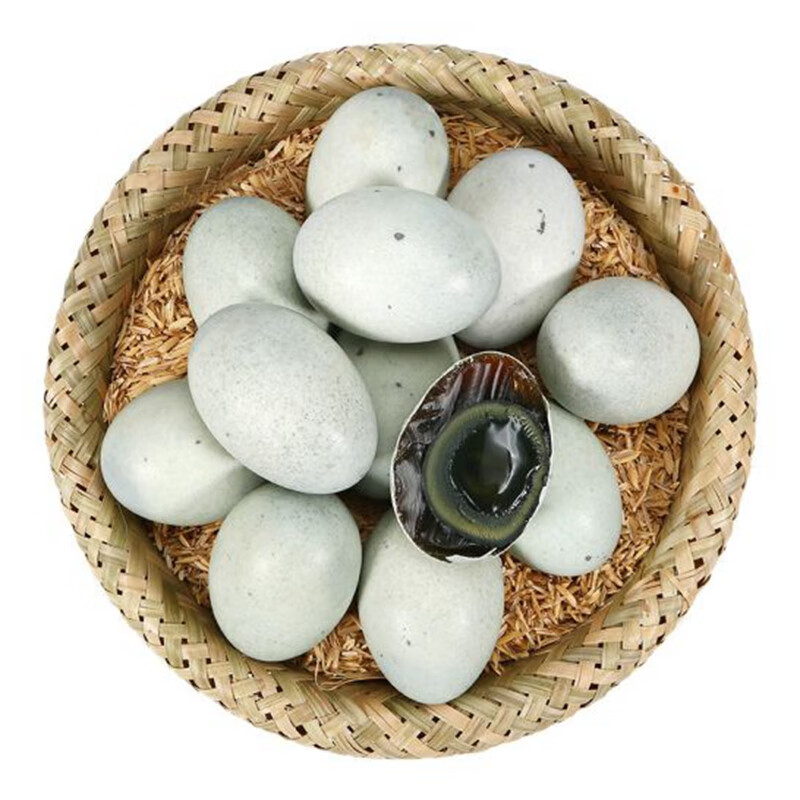 松花蛋无铅工艺鸭蛋溏心皮蛋松花蛋大号 10枚60-70g/枚(试吃装大皮蛋)