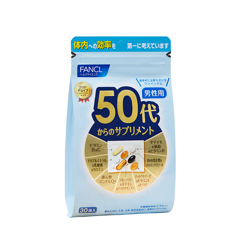 ���棨FANCL���ձ�����fanclά���ظ���ά���ؿ�����Ӫ����VCVB�ۺ�Ӫ������� (50-59��)50����ʿ�ۺ�Ӫ���� 30��*1��238Ԫ