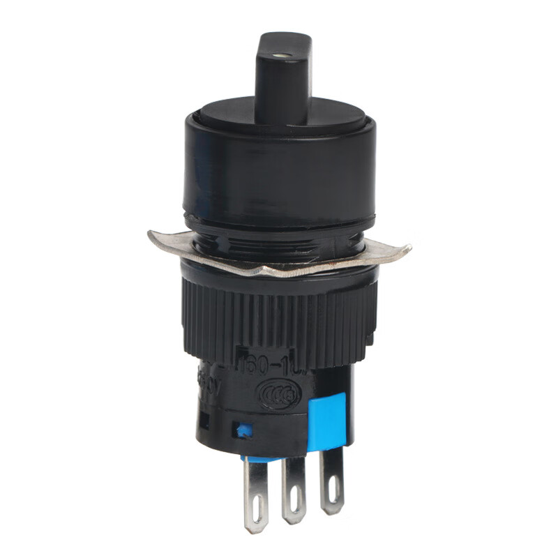 chnqanx小型两档旋钮开关la1611x/21选择转换开关2位置保持式16mm