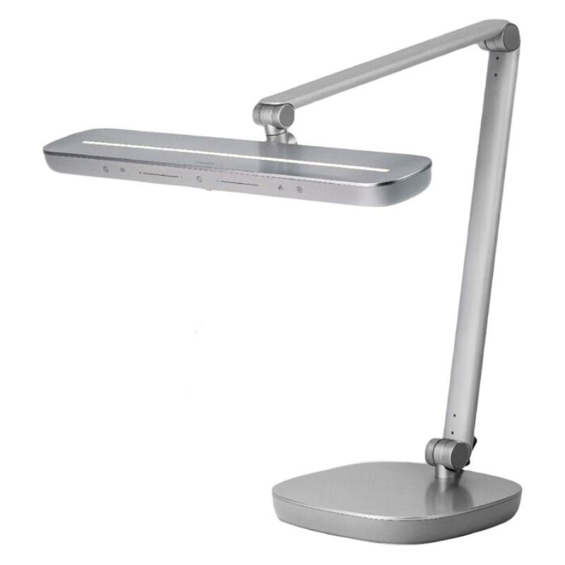 飛利浦（PHILIPS）護眼臺燈國AA級學生閱讀學習LED臺燈全桌護眼入座感應A5 66159銀 高端標桿+近視防護+A5臺燈