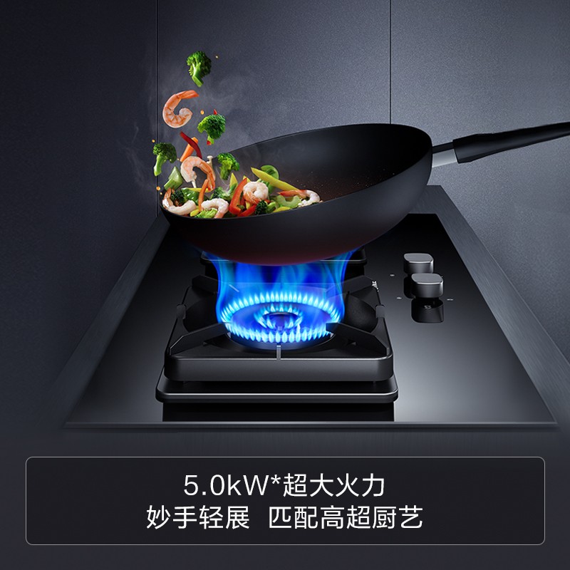 方太 抽油烟机 燃气灶套餐  烟灶套装 抽吸油烟机5KW灶具 欧式挥手智控 以旧换新 静音 EMD22A+TH26B天然气