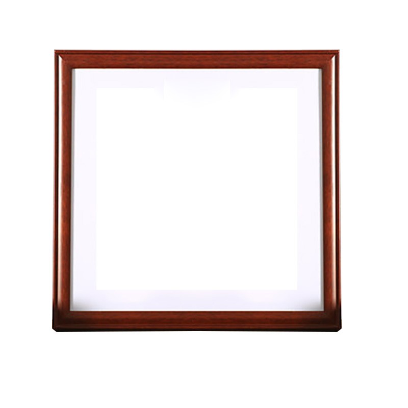 一海堂 仿木相框 生宣 国画扇面工笔画书法纸镜片装硬卡圆形镜片纸的