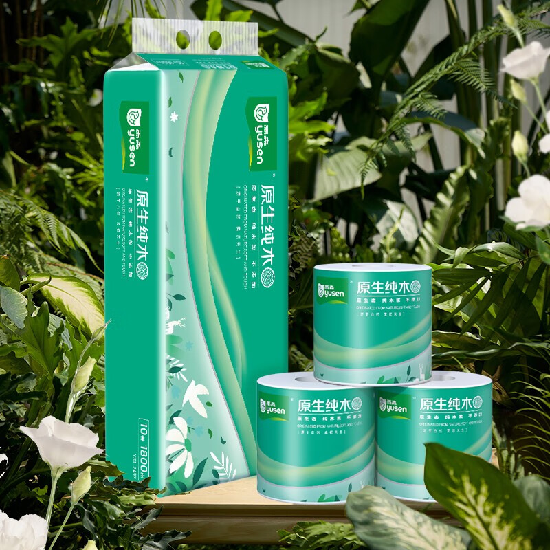 ��ɭ��YUSEN��ԭ����ľ��ֽ����ֽ��о��Ͳֽ���ò�ֽ5��Ӻ����ľ�� 180gX10��������װ��