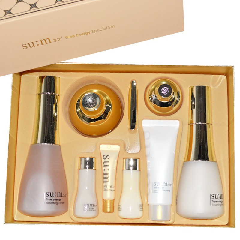 呼吸37度sum37苏秘呼吸37度呼吸套装水乳霜化妆品组合套盒 小样 正装