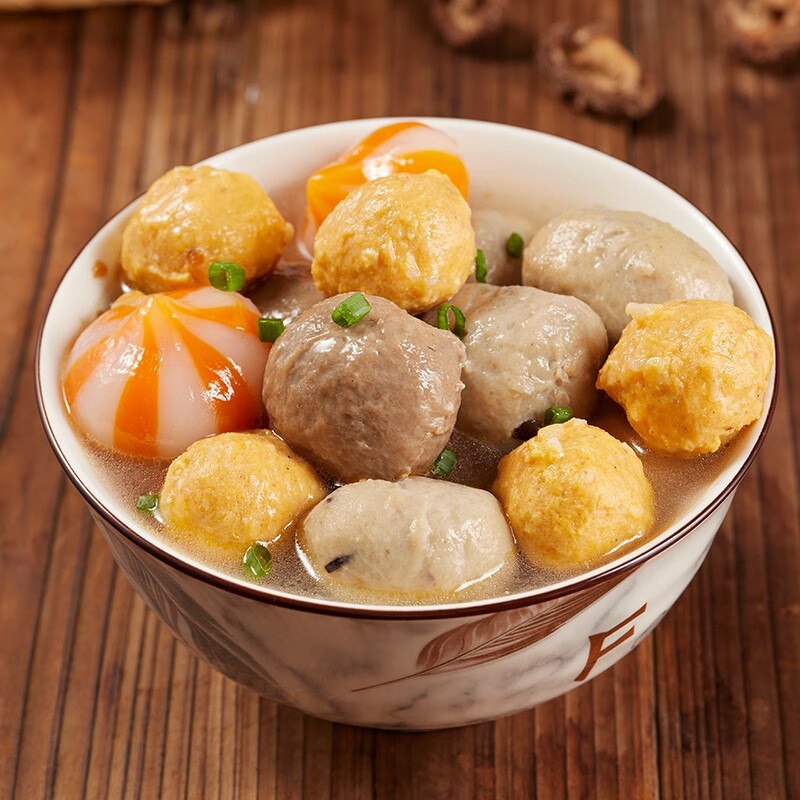 兴威(xingwei)什锦火锅丸子肉糜风味 500g 锦味实惠系列 撒尿肉丸香菇