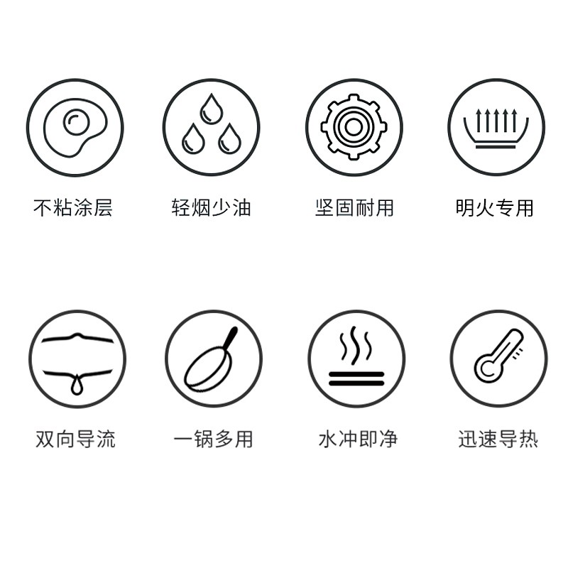 九阳joyoung锅具套装居家不粘炒锅煎锅汤锅三件套装锅