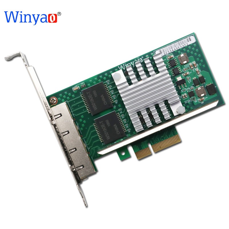 Winyao WYI350-T4V2 PCI-E X4服务器四口千兆网卡 I350-T4