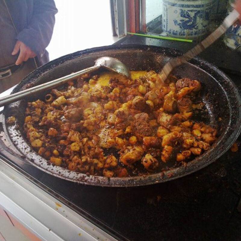 虎钢馋地道青海西宁特产小吃干煸羊肠子份真空包装超好顺丰