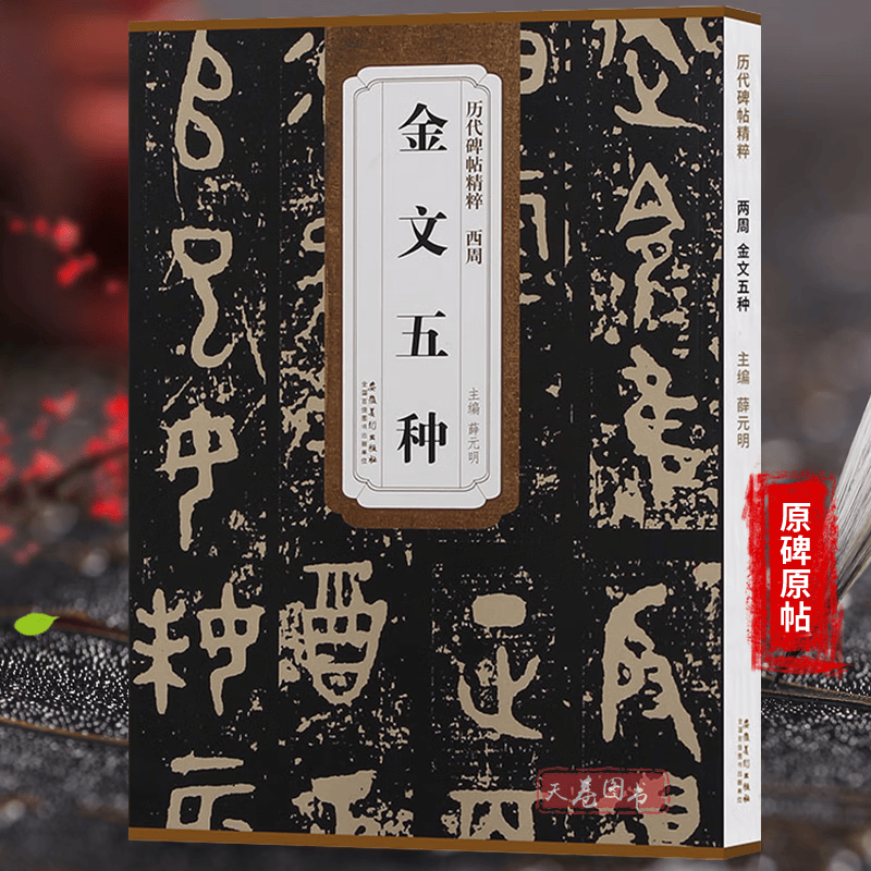 【现货速发】西周金文五种大盂鼎史墙盘散氏盘毛公鼎虢季子白盘历代碑帖薛元明主编简体旁注毛笔书法字帖技法