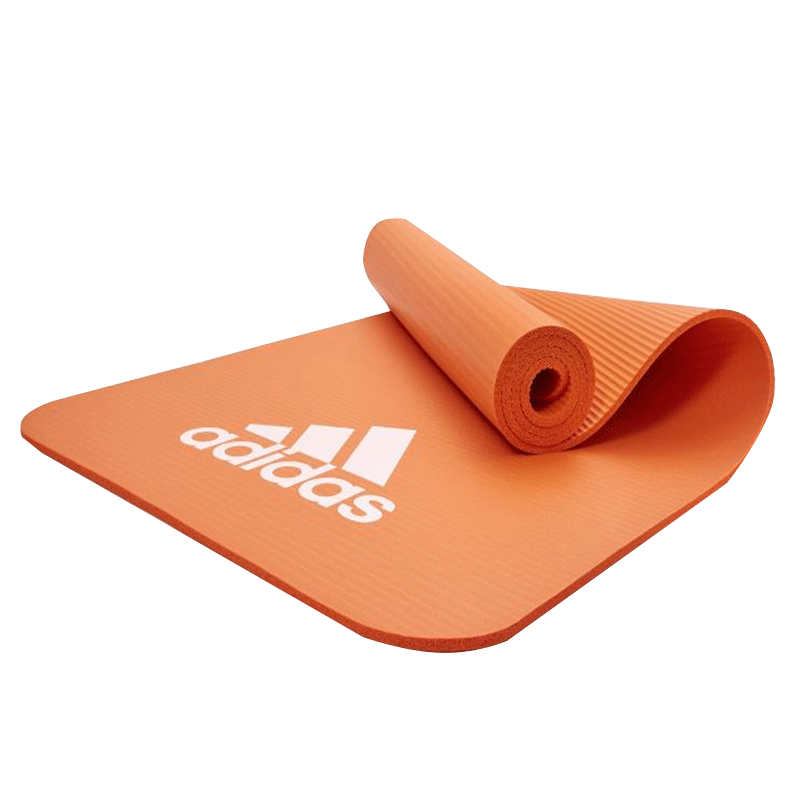 阿迪达斯adidas瑜伽垫男女加厚运动健身训练垫子训练仰卧起坐防滑毯子减震瑜珈俞加舞蹈垫瑜伽垫太阳橙网友点评,评测值得买吗？
