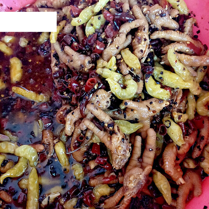 味巴哥来凤南剧团泡鸡爪凤爪辣鸡爪恩施鸡爪爪零嘴罐装500g湖北可发