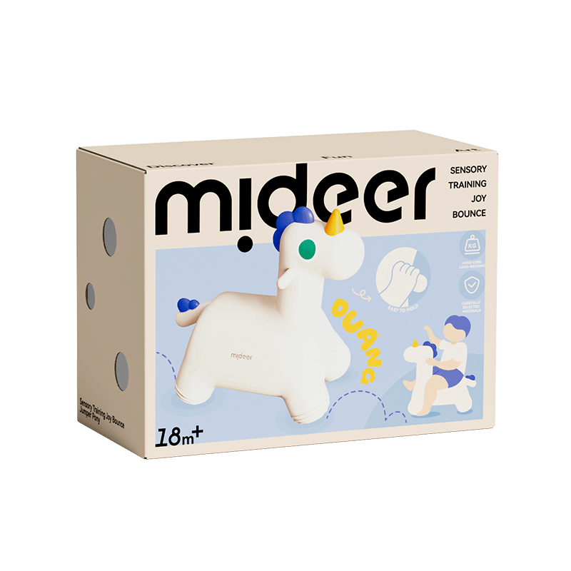 彌鹿（MiDeer）兒童室內玩具充氣跳跳樂(lè )防側翻感統訓練跳跳馬-陽(yáng)光小飛馬
