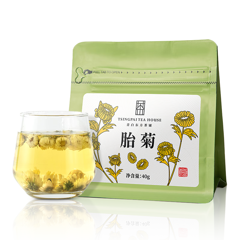 卢正浩卢正浩 花草茶桐乡杭白菊花茶40g/袋胎菊花茶正宗原产不熏硫