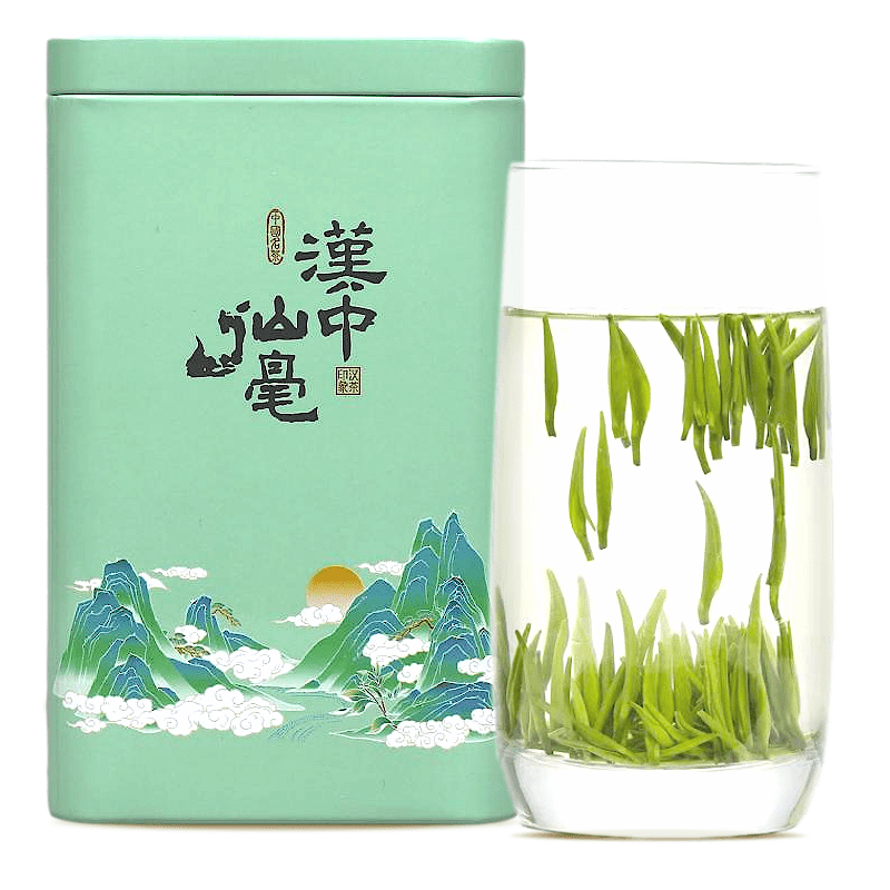 何王子汉中仙毫2024新茶陕西高山云雾茶明前春茶绿茶西乡雀舌午子仙毫