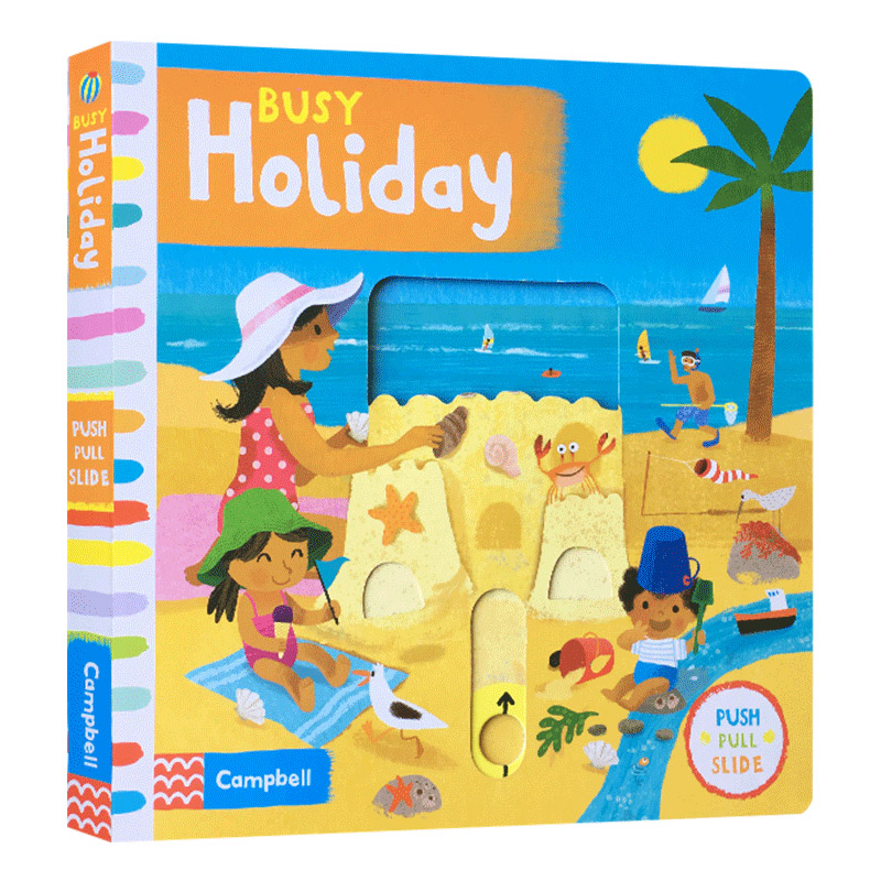 【中图原版】忙碌的假日英文绘本busy books busy holiday 繁忙的假日
