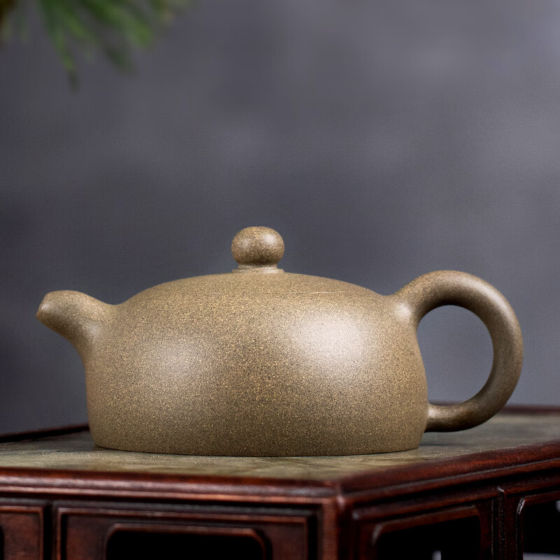 百年利永 宜兴紫砂壶名家全手工原矿青段半月 200cc