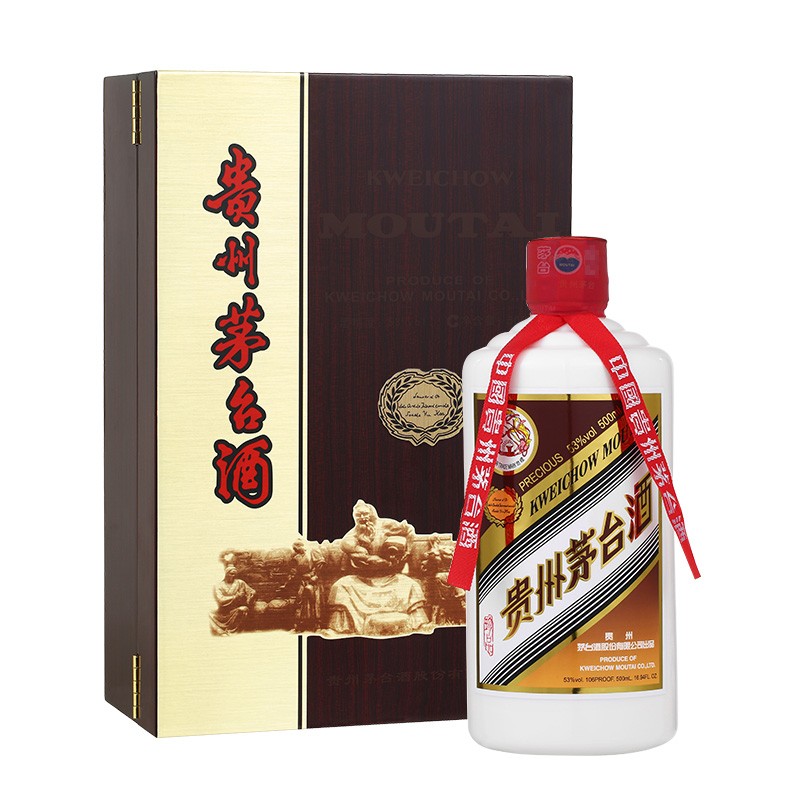 茅台(moutai)中木珍 酱香型白酒 53度 500ml 礼盒装