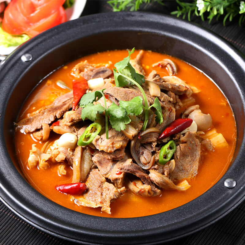 羽芝曼黑山羊800g羊肉汤新鲜熟食火锅湖南特产食材美食年夜