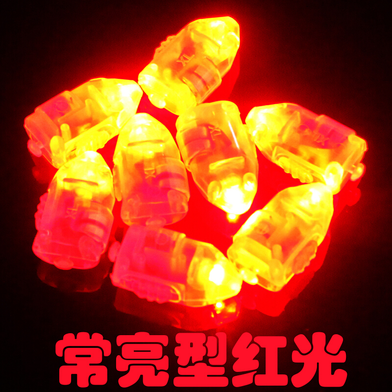 千惠侬迷你diy小灯泡儿童手工发光制作材料电池彩灯 a红光10个