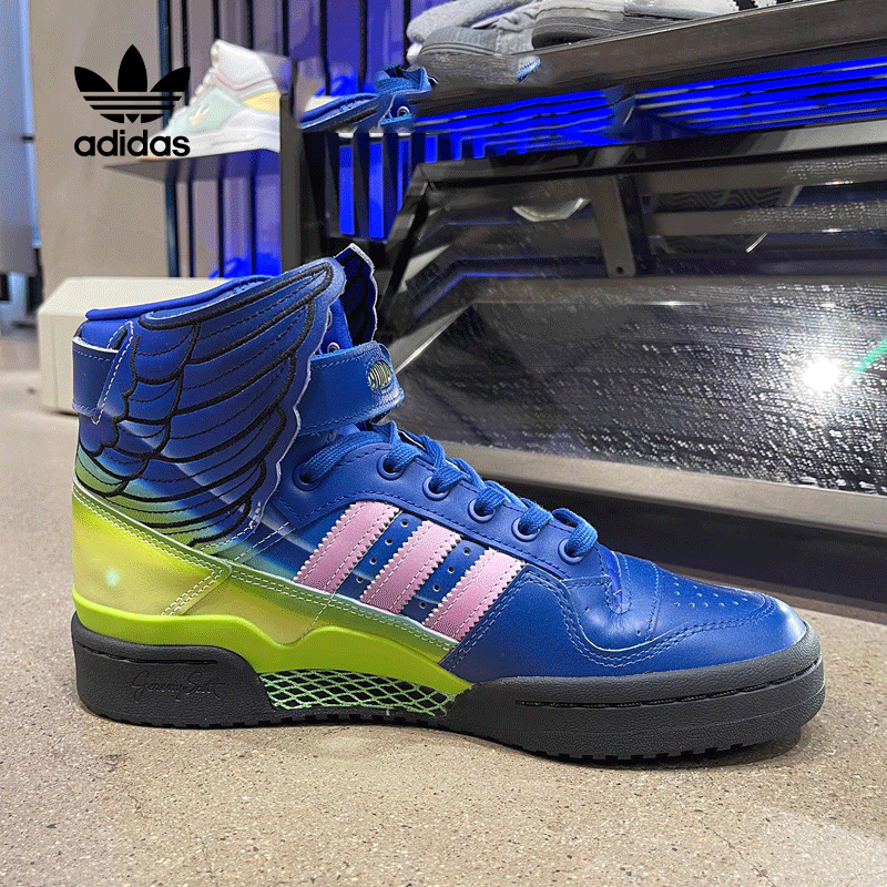 (adidas)三叶草板鞋男鞋女鞋春季新款运动鞋js new wings b高帮翅膀