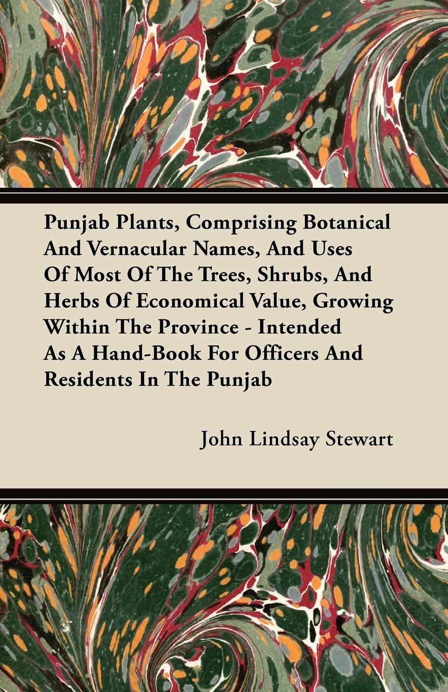 【预售 按需印刷】punjab plants, comprising botanical and