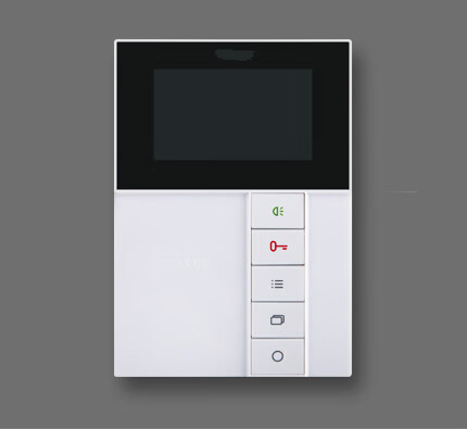 献瑜适用彩色可视楼宇对讲sj-98ki-pic04可视对讲室内机