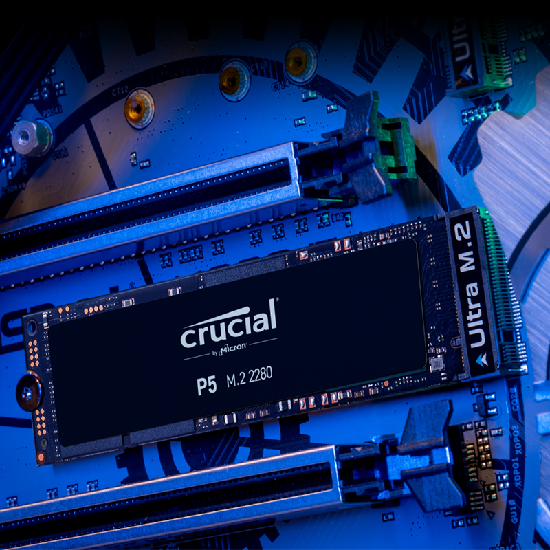 英睿达（Crucial）美光 2TB SSD固态硬盘 M.2接口(NVMe协议) P5系列 游戏高速性能 美光原厂颗粒