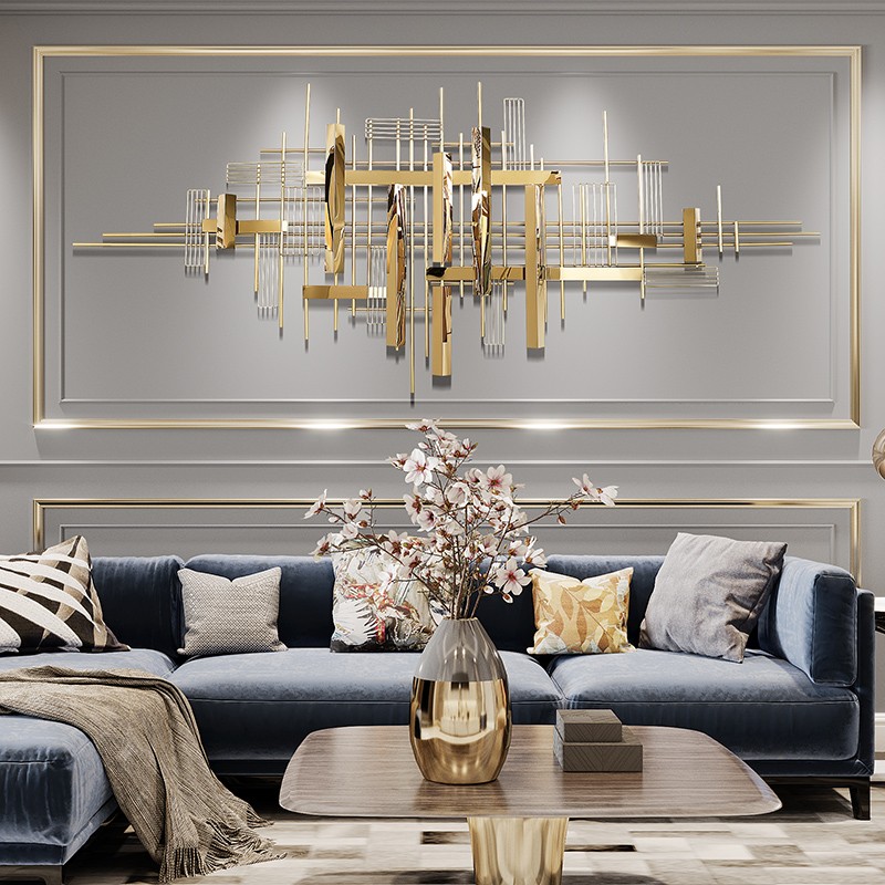 普赛克北欧轻奢铁艺家居客厅壁饰背景墙面创意卧室金属装饰壁挂艺术挂件 一见倾心176款（176cm*73cm）怎么样,好用不?