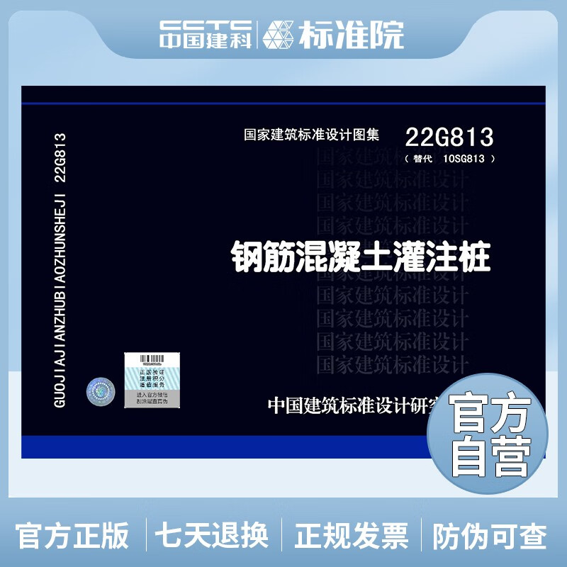 正版国标图集 22G813(替代10SG813)钢筋混凝土灌注桩