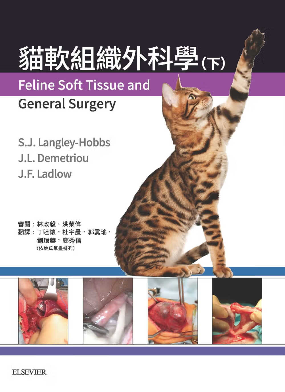 预售 Sorrel J Langley-Hobbs 猫软组织外科学（下册） 中国台湾爱思唯尔