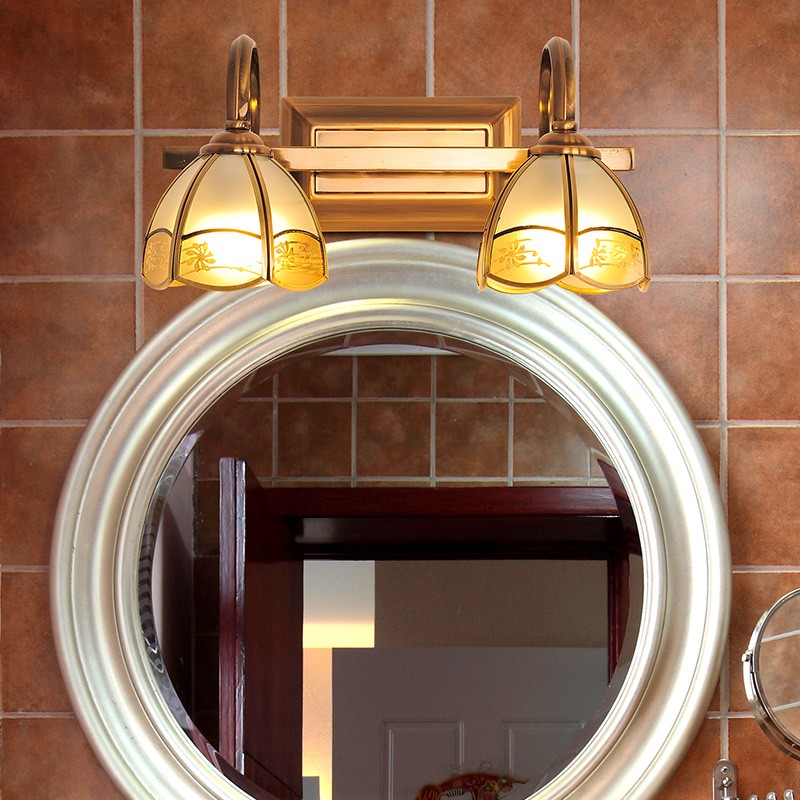 欧柏图复古欧式经典led镜前灯 卫生间浴室镜柜厕所灯 梳妆台化妆镜灯