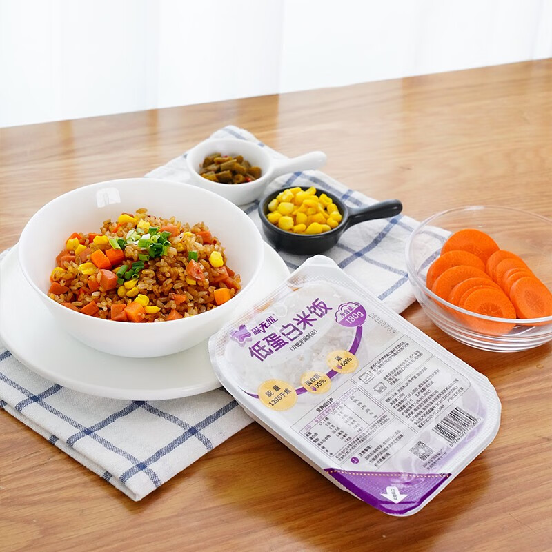 森无忧森无忧低蛋白米饭天然种植真米粒脱蛋白熟米饭口感好肾友ckd