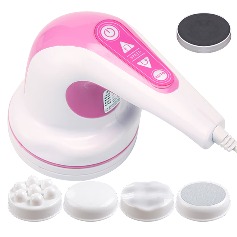 安尚頸椎按摩器手持式刮痧推拿機敲打家商用美體儀懶人老人肩膀頸腰腿小腹背部位經(jīng)絡(luò )捶背揉捏震動(dòng)儀器 智能開(kāi)關(guān) 三檔力度 4個(gè)頭1網(wǎng)罩