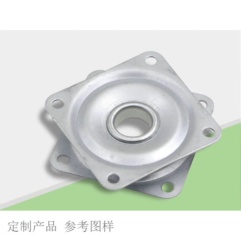 瑪?shù)?寸空心全珠轉盤 電視機書柜萬向鐵轉盤 多用途旋轉書架轉盤底座