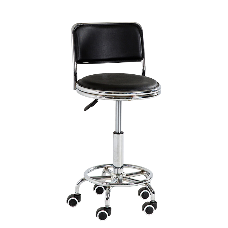 顺富美 SHUNFUMEI 吧台椅 带轮转椅办公椅政企单位前台椅窗口办事处升降椅酒店公寓吧台凳