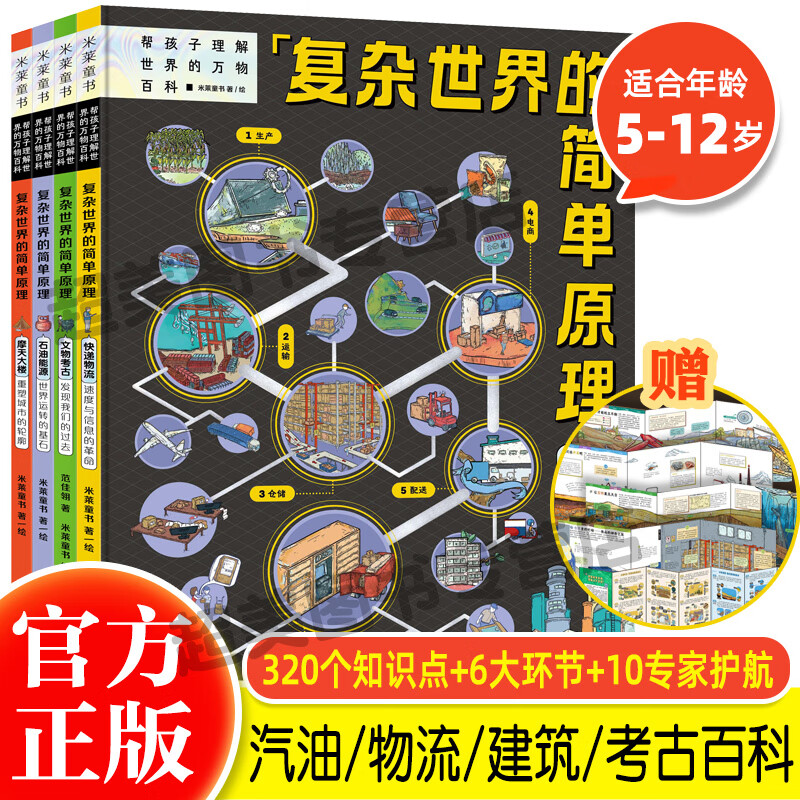 复杂世界的简单理全套4册帮孩子理解世界的