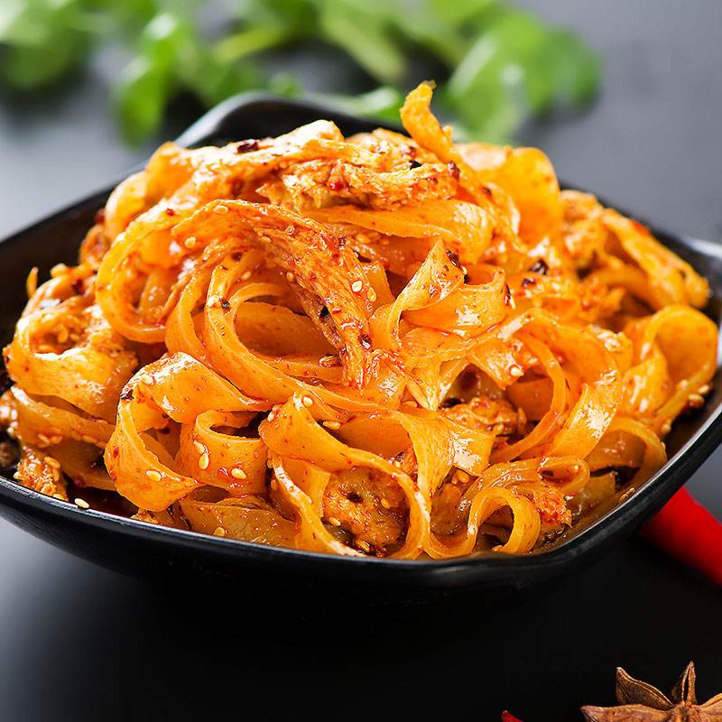 哺食旺西北甘肃地方特色美食王小凤擀面皮泾川面筋袋装速食真空包装