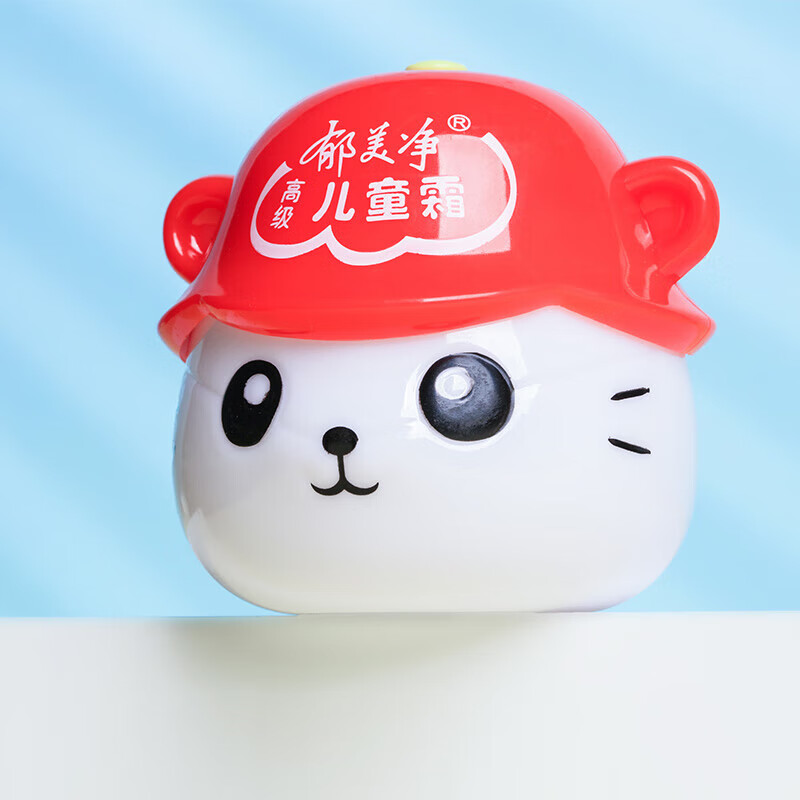 郁美净儿童霜高级儿童霜鲜奶滋润霜 润肤霜 保湿霜 宝宝面霜 【卡通猫头】高级儿童霜40g*2