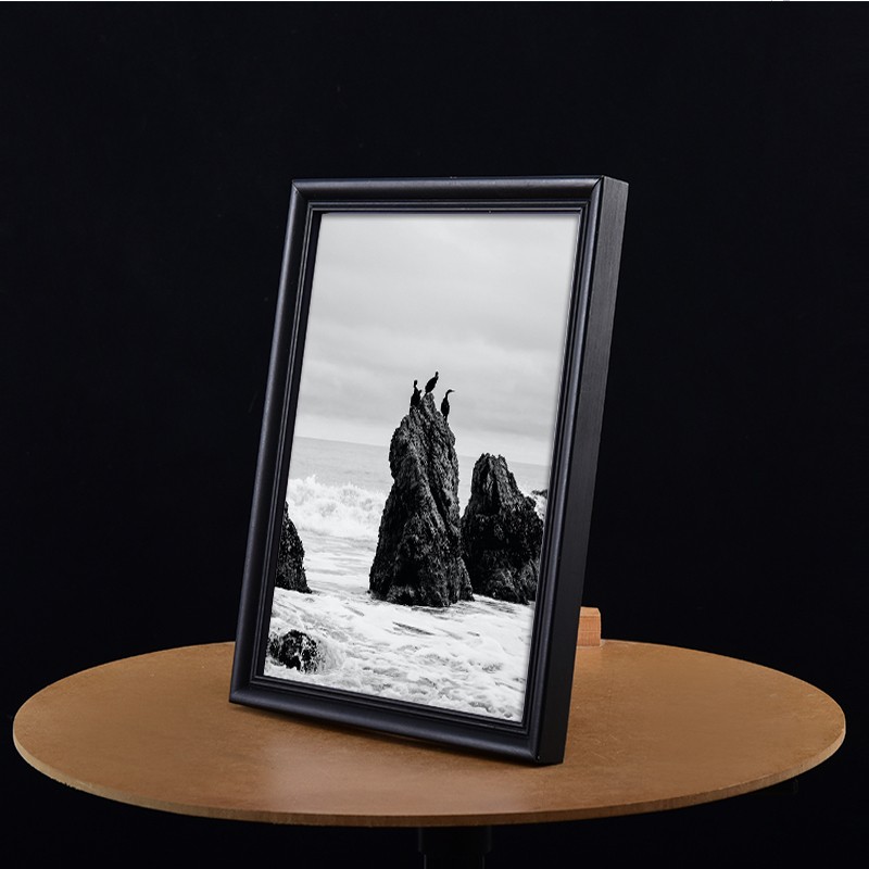 恒愎 欧式画框实木相框摆台挂墙画框5寸6寸7寸8寸10寸12寸尺寸 7寸