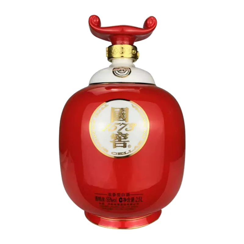 国窖1573浓香型白酒 55度 2.5L 1瓶 花好月圆