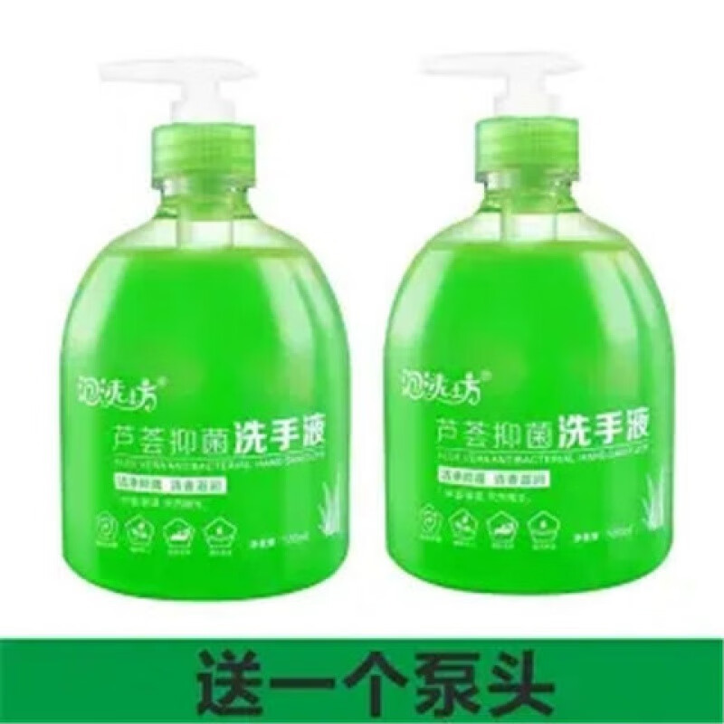 装洗手液500ml*2儿童保湿家用清香型消毒学生整箱批发 500ml*2瓶装 芦荟洗手液