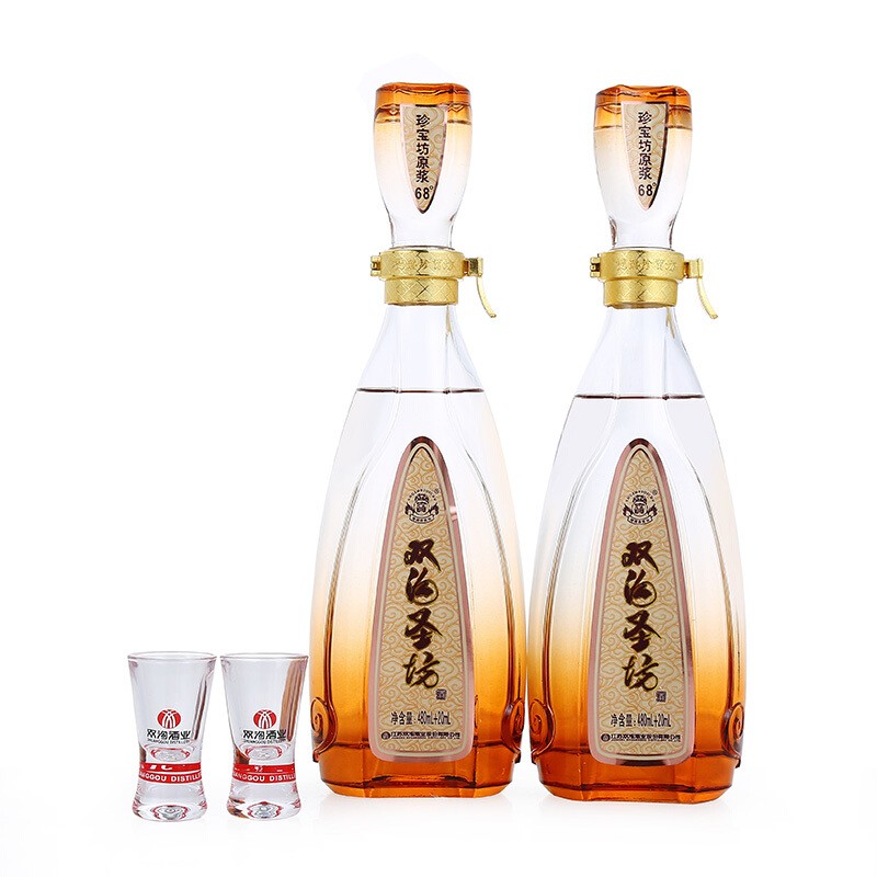 plus会员:双沟 珍宝坊圣坊42度礼盒装 (480ml 20ml)浓香型白酒*2件